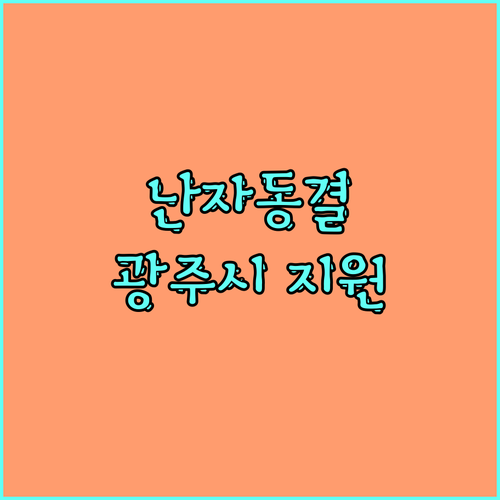 2025 광주 난자동결 시술비 지원: 미래 출산 계획, 광주시가 함께 합니다