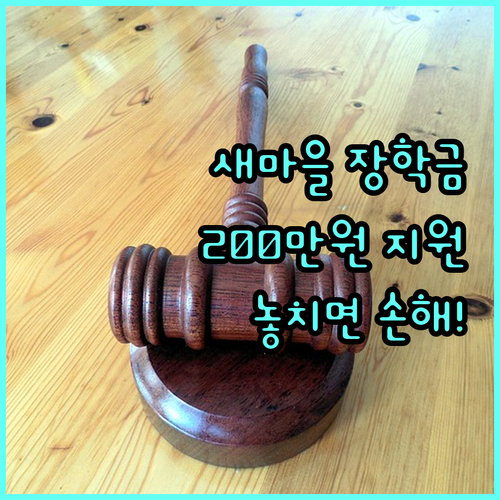 대전 새마을지도자 자녀 장학금 2025: 최대 200만원 지원, 놓치지 마세요!