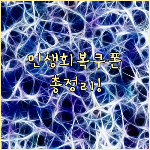 2025 민생회복소비쿠폰 사용법: 대상, 사용처, 유의사항 완벽 정리