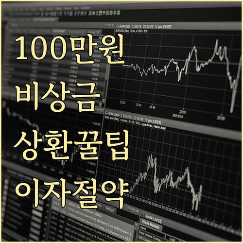 100만원 비상금대출: 이자 부담 줄이는 상환 방식 선택 노하우