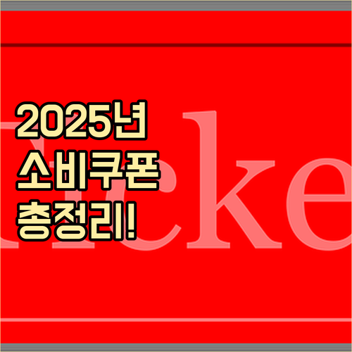 2025 민생회복소비쿠폰 총정리: 신청 자격, 방법, 사용처 완벽 가이드