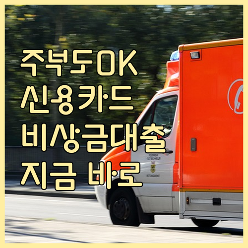 신용카드만 있다면? 주부 비상금대출 쉬운 방법 완벽 가이드
