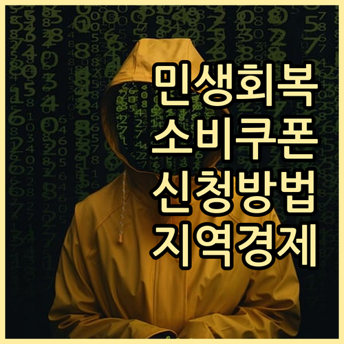 2025 민생회복 소비쿠폰: 신청하고 지역 경제 살리기
