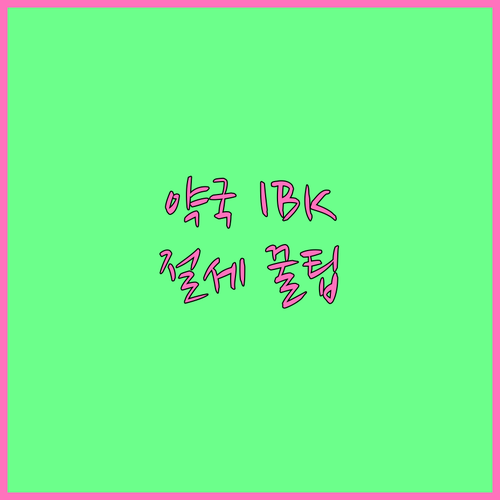 약국 IBK 기업카드 활용법: 세무 혜택부터 맞춤형 선택까지