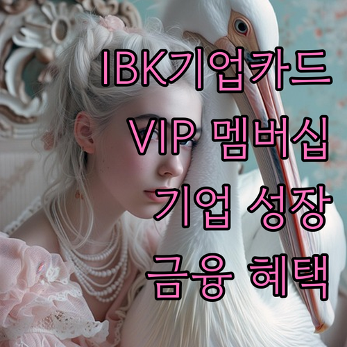 IBK기업카드 VIP 멤버십: 기업 성장을 위한 차별화된 금융 혜택