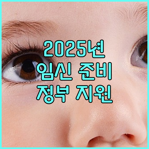 2025 임신 준비: 정부 지원받고 건강하게 출산하는 방법