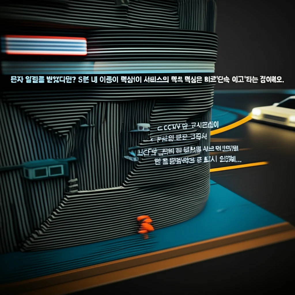 보령시 주정차 단속 알림 서비스 안내 이미지