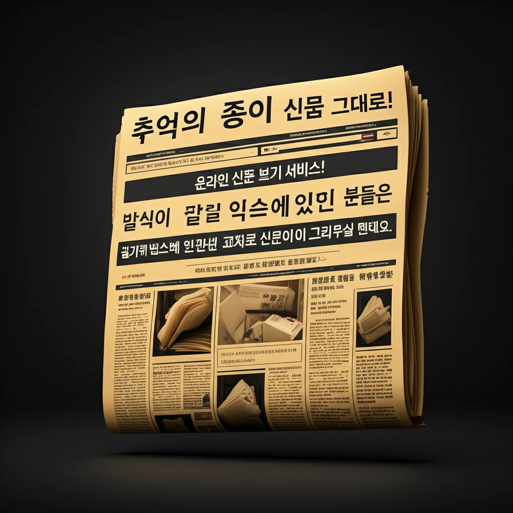 밀양교차로 신문 그대로 보기 서비스 이미지