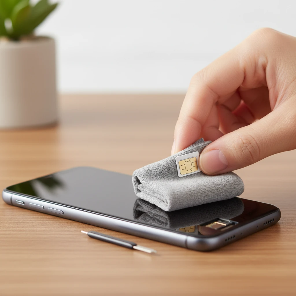 유심 카드 자가 점검 이미지