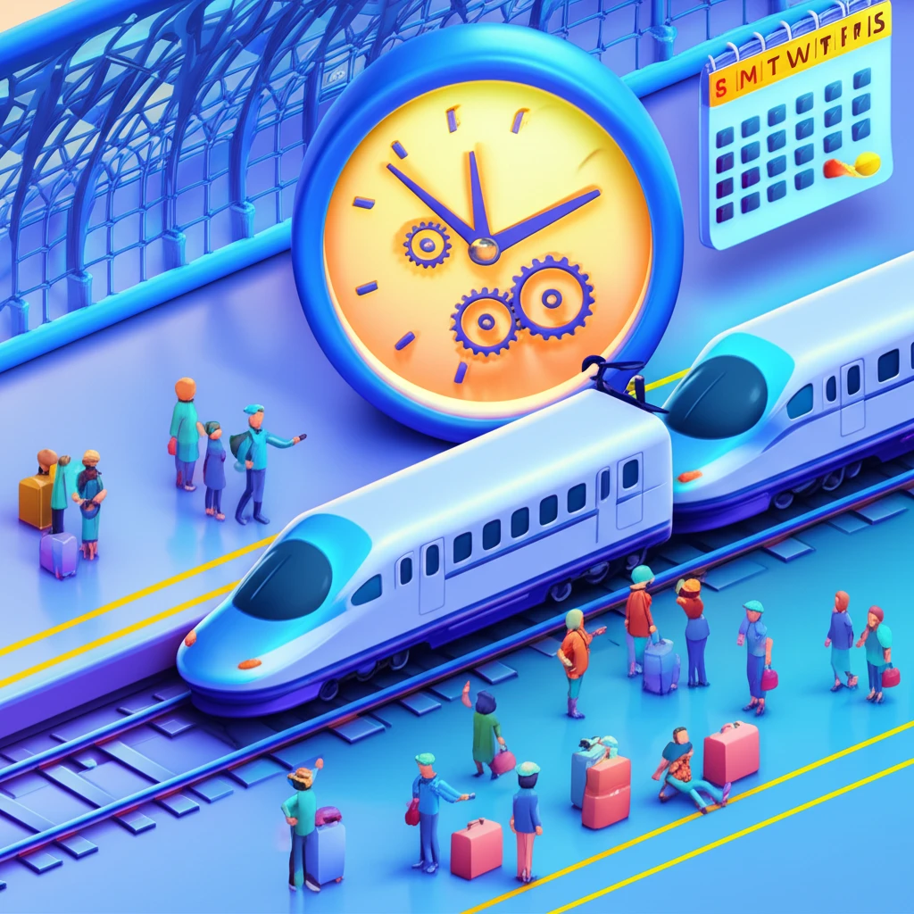 김제역 열차 운행 풍경