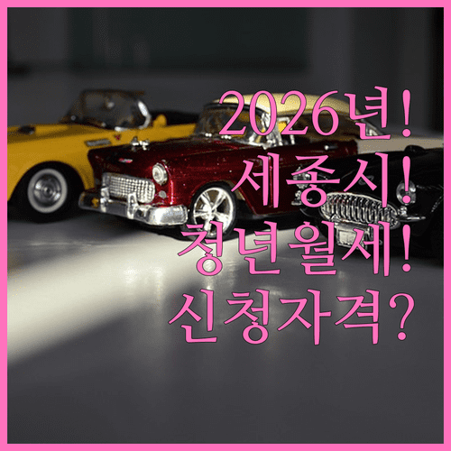 2026년 세종시 청년월세지원 총정리 | 자격 조건 및 신청 방법