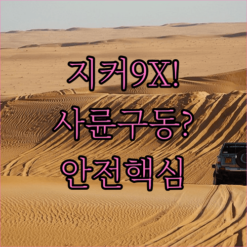지커 9X 사륜구동 주행 특징과 안전 기능 소개